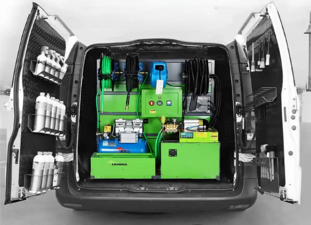 Limpieza Industrial y Flotas - Máxima potencia y movilidad para el cuidado de sus activos más valiosos en Turbo Wash Express